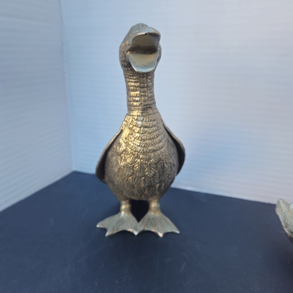 Silver plated duck sculpture - Picture 6 of 9